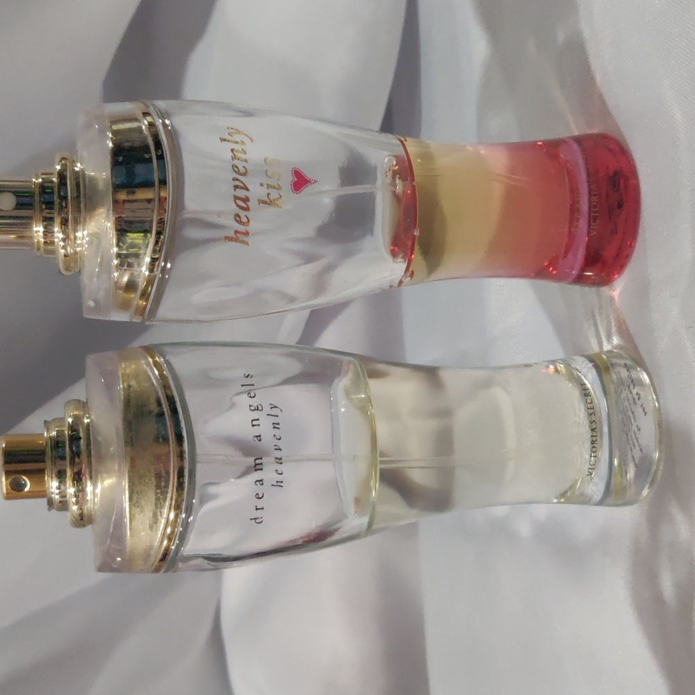 Victoria's Secret Parfum 2.5fl.Oz Bottles. Dream Angels Heavenly & Heavenly Kiss